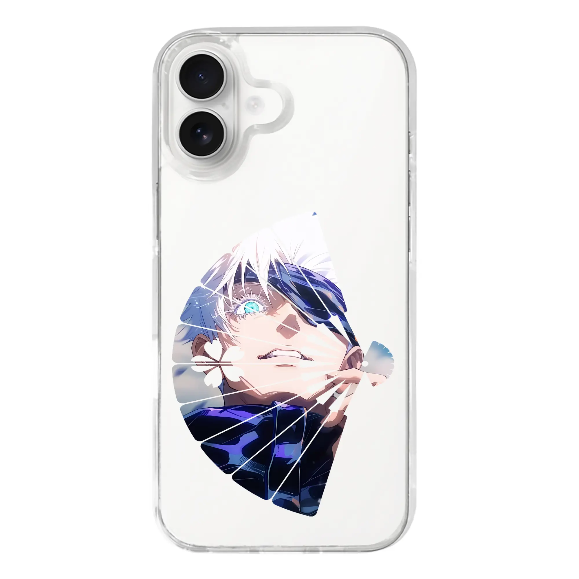 呪術廻戦 グッズ,五条 悟 - iPhone 17シリーズ 透明スマホケース – 薄型・耐衝撃・精密フィット保護カバー